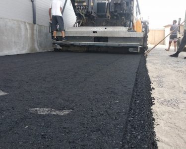 Асфальтирование стоянки для больших грузовых